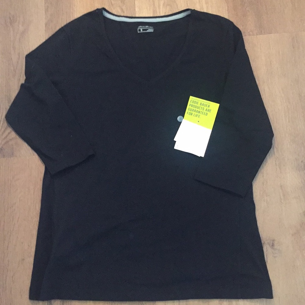 Eddie Bauer V Neck Knit Pullover